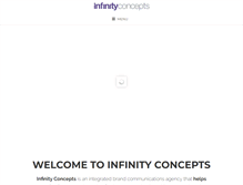 Tablet Screenshot of infinityconcepts.net